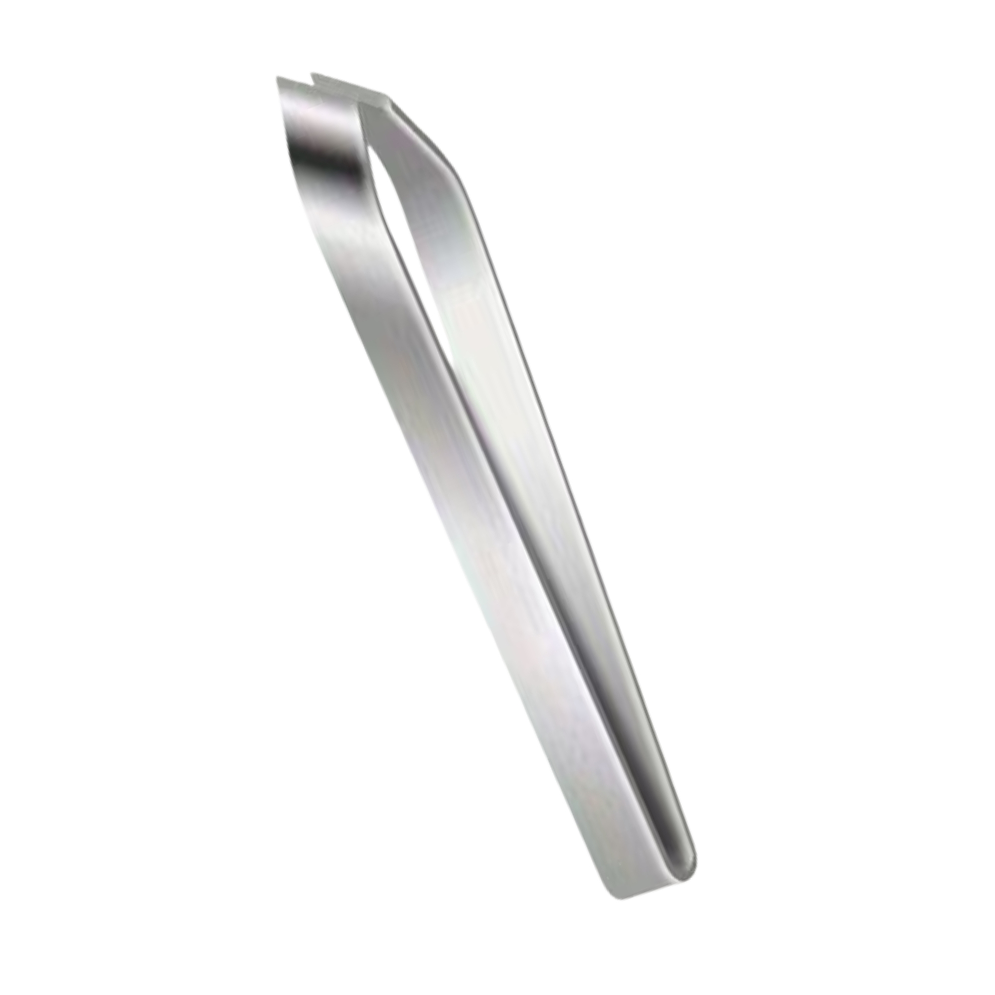 Silver Cross-Hatch Textured Tweezers | Professional High-Grip Tool