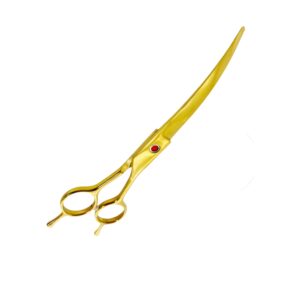 Pro-Elite Curved Grooming Shears | Gold, Matte Black & Spectrum