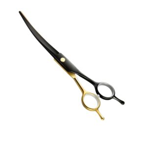 Pro-Series Curved Grooming Shears | Duo-Tone & Luxury Gold Edition