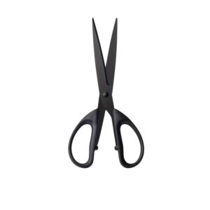 Elite Duo-Tone Curved Grooming Shears | Matte Black & Gold