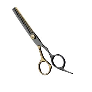 Professional Stealth Black Thinning Shears | 30-Teeth Texturizing Scissor
