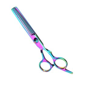 Iridescent Prism Thinning Shears | Professional 30-Teeth Texturizer