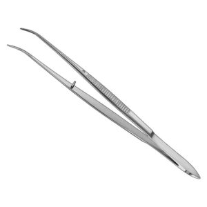 Professional Angled Precision Tweezers | Technical Stainless Steel Detailer