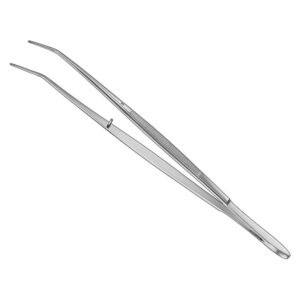 Professional Angled Micro-Precision Tweezers | Technical Stainless Steel Detailer