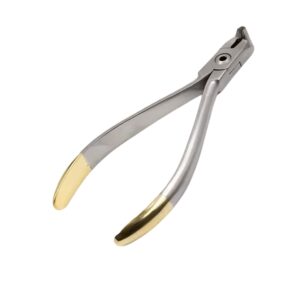 Orthodontic Hard Wire Cutter - 15° Angled Dental Archwire Cutting Pliers