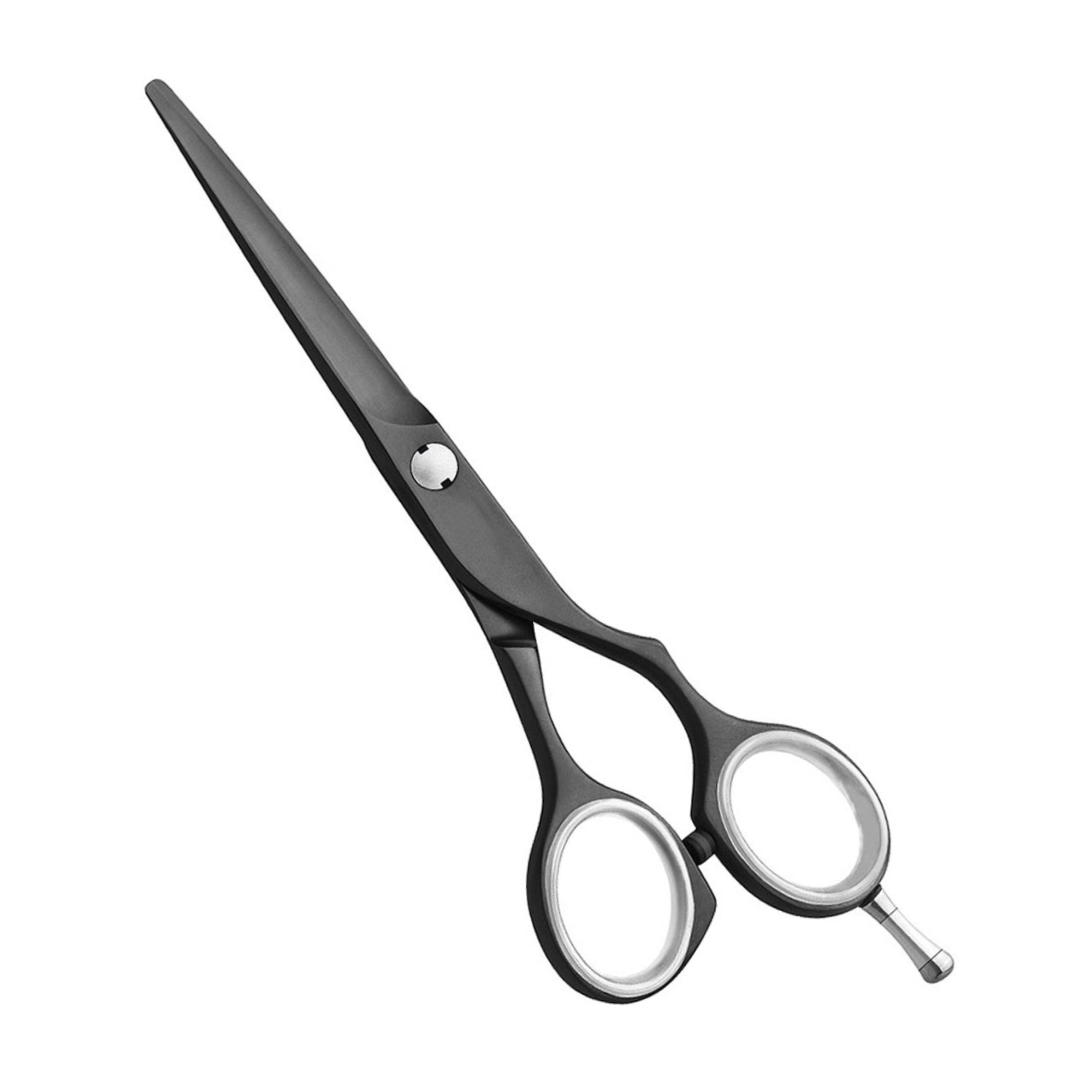 Matte Black Stealth Hair Shears | Professional Non-Reflective Salon Scissors