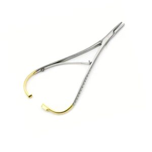 Castroviejo Micro Needle Holder | TC Gold Handle Surgical Series