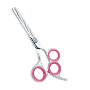 Triple-Ring Ergonomic Thinning Shears | 3-Hole Professional Texturizer