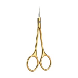 Gold Professional Precision Detail Scissors | Elite Grooming Finishing Tool