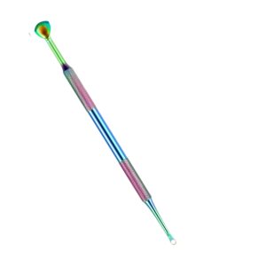 Matte Candy Pink Dual-End Grooming Tool | Professional Non-Slip Maintenance