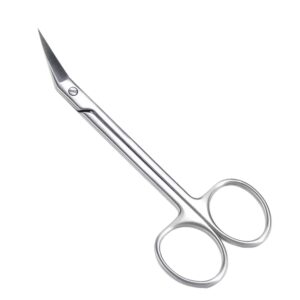 Angled Iris Scissors – 4.5" Sharp/Sharp Side-Curved Surgical Scissors