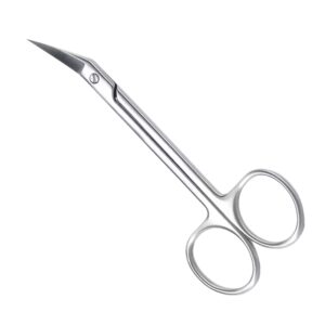 Angled-on-Flat Iris Scissors – 4.5" Sharp/Sharp Surgical Micro Scissors