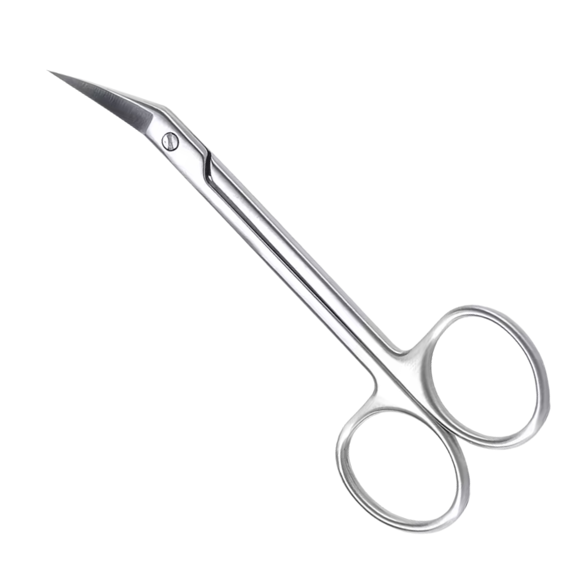 Angled-on-Flat Iris Scissors – 4.5" Sharp/Sharp Surgical Micro Scissors