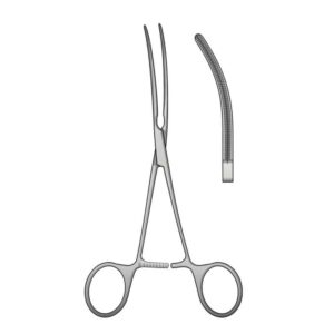 Scudder Atraumatic Intestinal Clamp - Curved