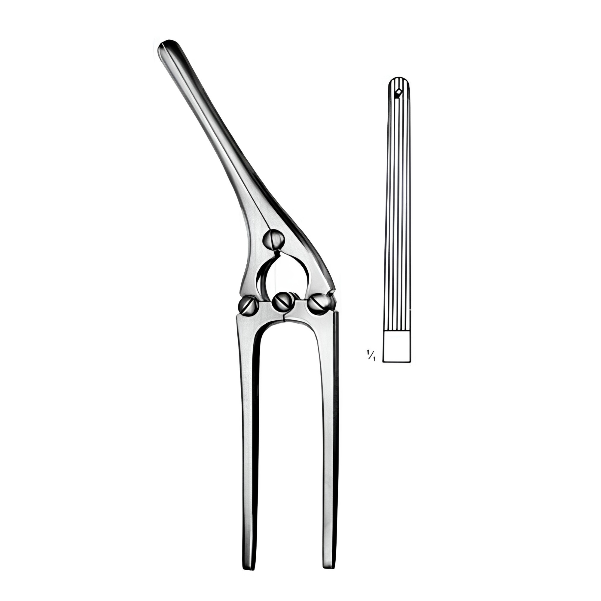 Von Petz Stomach and Intestinal Clamp - Gastric Compression Forceps
