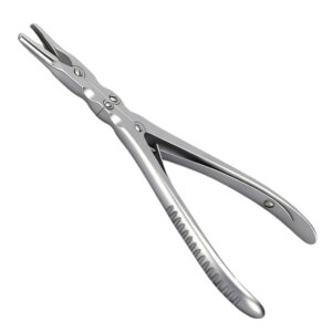 Ruskin Bone Rongeur - Double Action Curved Orthopedic Forceps