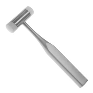 Orthopedic Bone Mallet with Dual Nylon Faces - Surgical Grade Stainless Steel