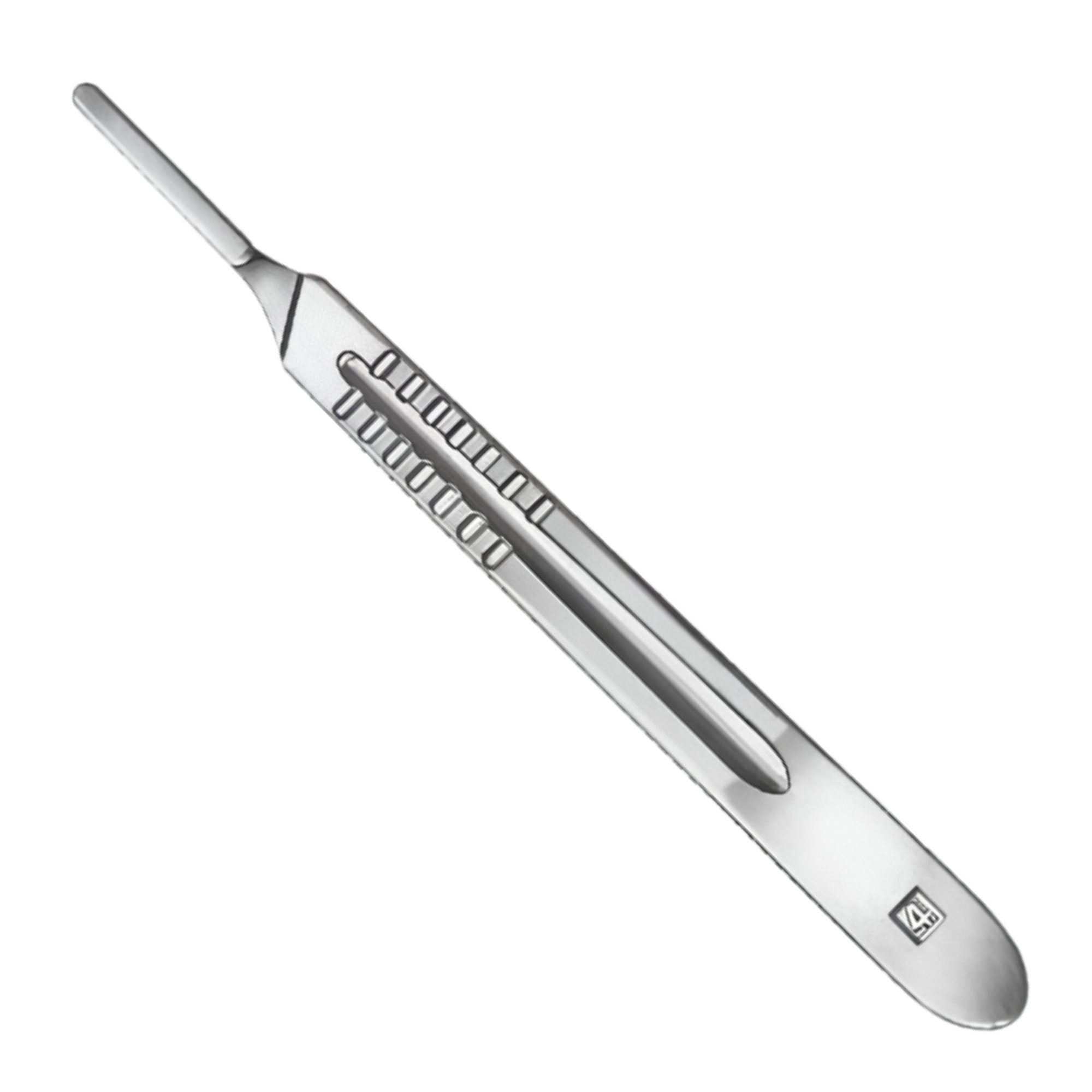Scalpel Blade Handle No. 4 - Surgical Grade Vertical Grip Stainless Steel
