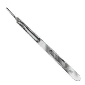 Scalpel Blade Handle No. 4L - Long Reach Surgical Grade Stainless Steel
