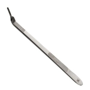 Scalpel Blade Handle No. 3L - Long Angled Surgical Grade Stainless Steel