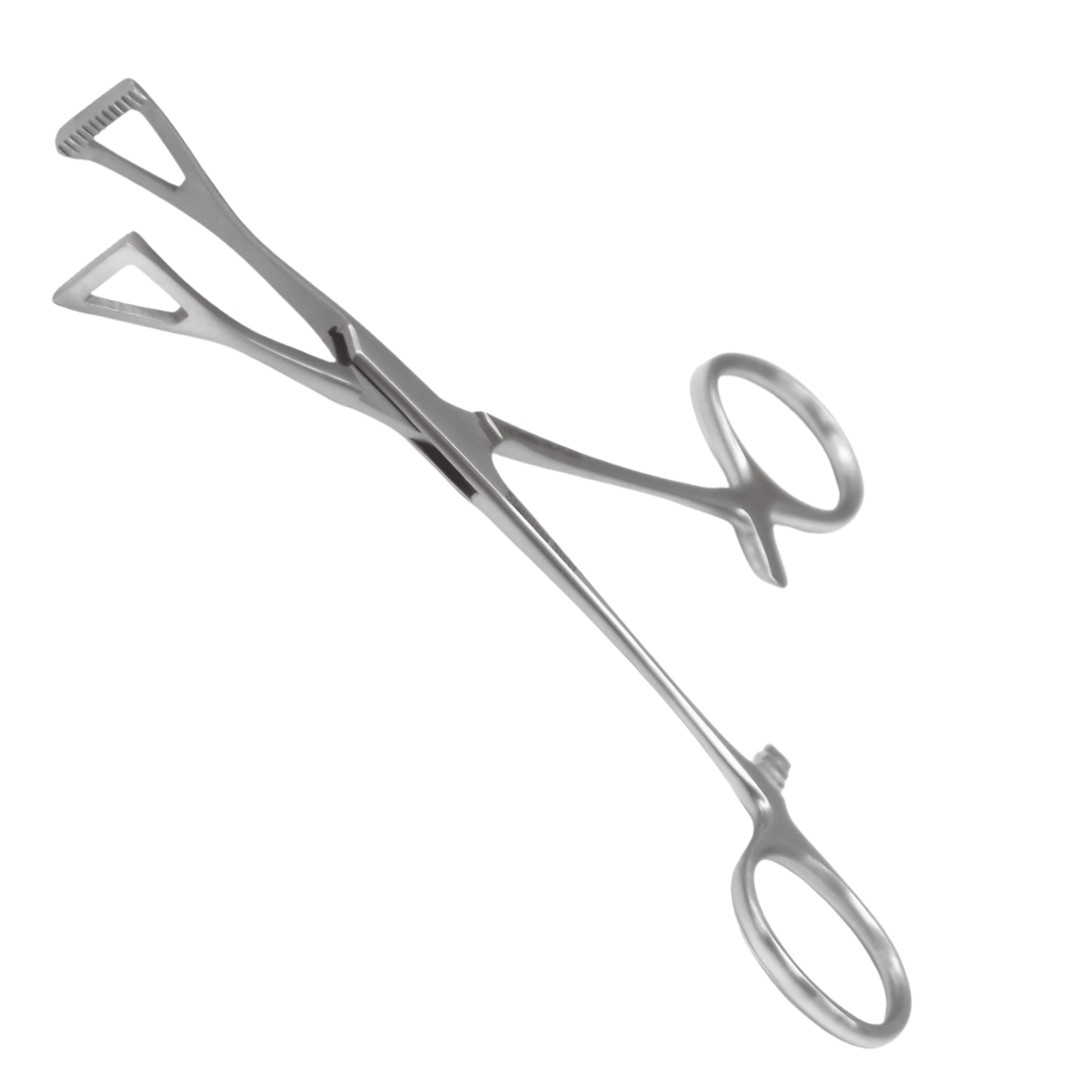 Pennington Tissue Grasping Forceps – 6" Stainless Steel Fenestrated Clamp