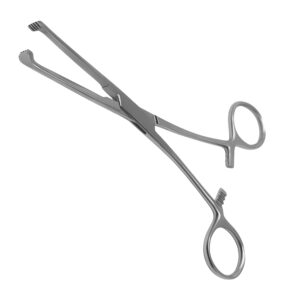 Allis Tissue Forceps 6" – Heavy-Duty 4x5 Teeth Stainless Steel Surgical Clamp